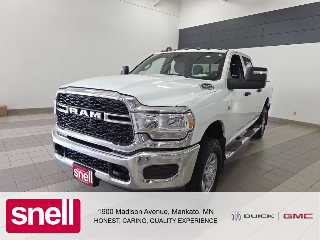 2024 RAM 3500 Tradesman in Silver — front three-quarter view